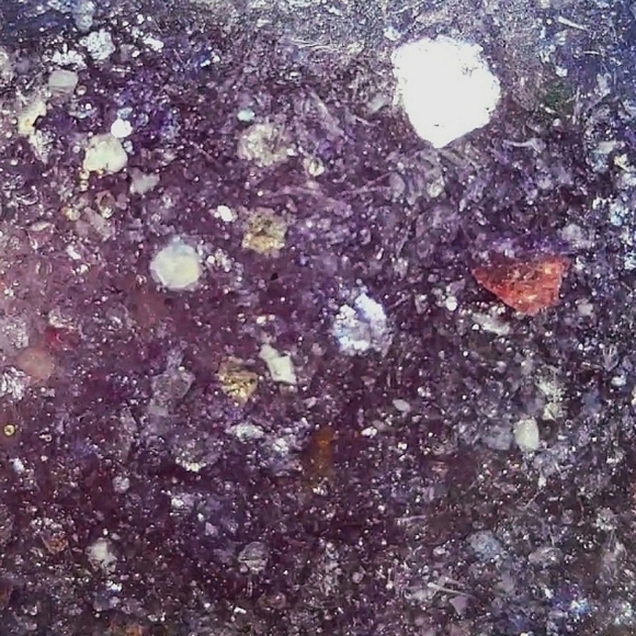 Big Ultra Sparkly Dark Purple Lepidolite Sphere - Picture 8 of 17